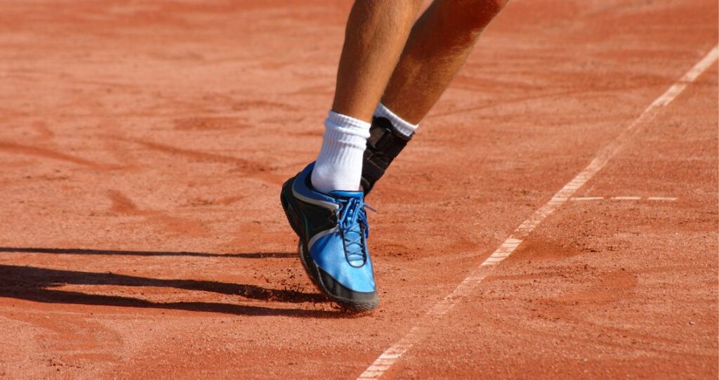 Image of Tennis Player Footwork