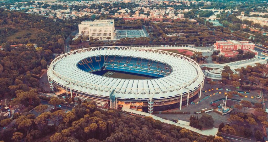 Olympic Stadium in Rome, Italy